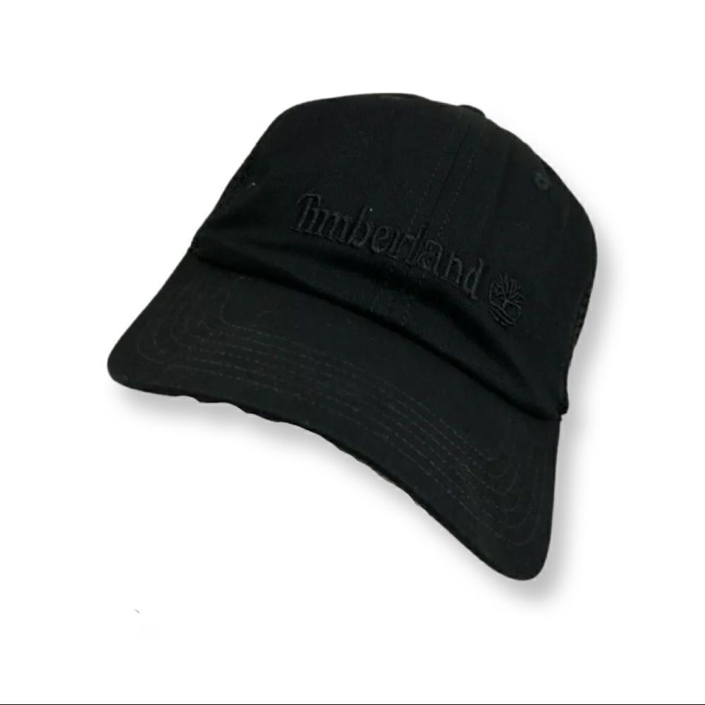 Timberland Baseball Cap Hat black New Trucker Mesh Adjustable snap back - Picture 10 of 11